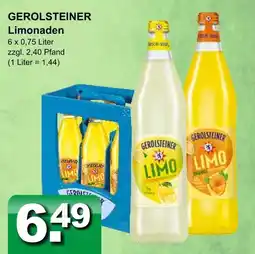 Getränkeparadies Gefromm Gerolsteiner limonaden zitrone Angebot