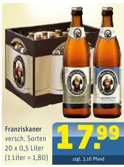 Getränke Arena Franziskaner bier Angebot