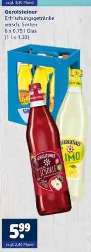 Getränkewelt Gerolsteiner erfrischungsgetränke Angebot