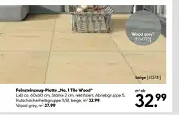 Hellweg Feinsteinzeug-platte no.1 tile wood beige Angebot