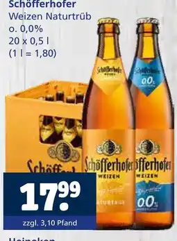 Getränkewelt Schöfferhofer weizen naturtrüb Angebot