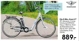 Hellweg Zündapp city-e-bike green 2.7 Angebot