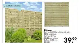 Hellweg Dichtzaun Angebot