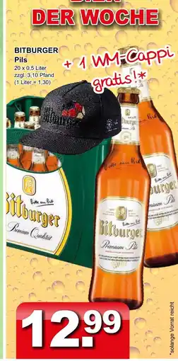 Getränkeparadies Gefromm Bitburger pils Angebot