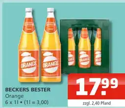 Getränke Oase Beckers bester orange Angebot