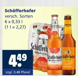 Getränkewelt Schöfferhofer grapefruit Angebot