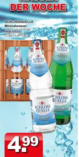 Getränkeparadies Gefromm Schlossquelle classic mineralwasser Angebot