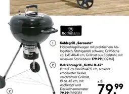Hellweg Rothmann kohlegrill 'sarasota' Angebot