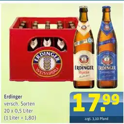 Getränke Arena Erdinger versch. sorten Angebot
