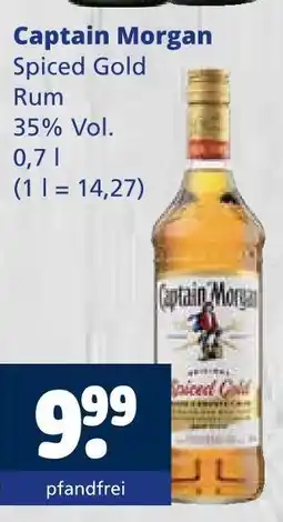 Getränkewelt Captain morgan spiced gold rum Angebot