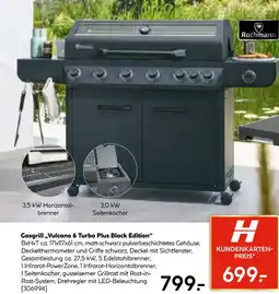 Hellweg Rothmann gasgrill vulcano 6 turbo plus black edition Angebot