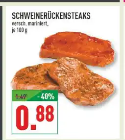 Marktkauf Schweinerückensteaks Angebot