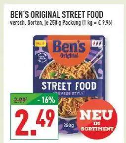 Marktkauf Ben's original street food Angebot
