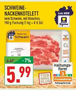 Marktkauf Schweine-nackenkotelett Angebot