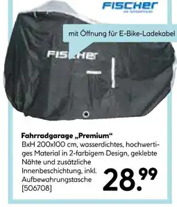 Hellweg Fischer fahrradgarage premium Angebot
