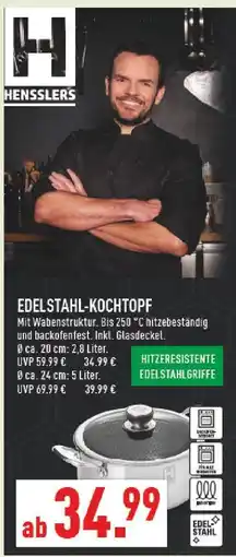 Marktkauf Hensslers edelstahl-kochtopf ø ca. 20 cm Angebot