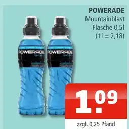 Getränke Oase Powerade mountainblast Angebot