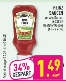 Marktkauf Heinz hot chili sauce Angebot