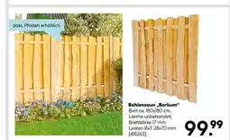 Hellweg Bohlenzaun borkum Angebot