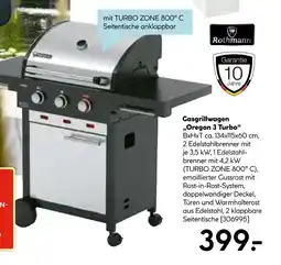 Hellweg Rothmann gasgrillwagen oregon 3 turbo Angebot