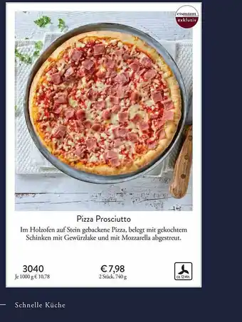 Eismann Pizza Prosciutto Angebot