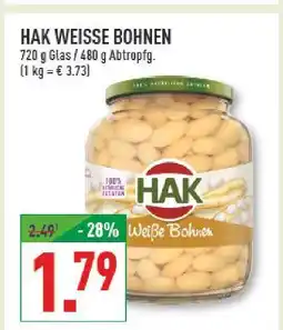 Marktkauf Hak weiße bohnen Angebot