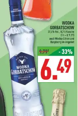 Marktkauf Wodka gorbatschow wodka gorbatschow Angebot
