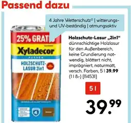Hellweg Xyladecor holzschutz-lasur 2in1 Angebot