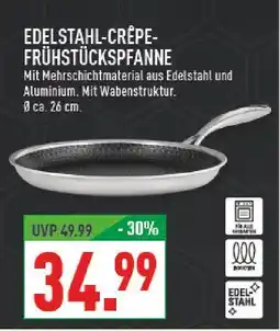 Marktkauf Edelstahl-crêpe-frühstückspfanne Angebot