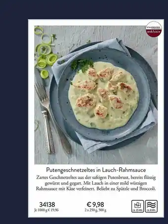 Eismann Putengeschnetzeltes In Lauch-rahmsauce Angebot