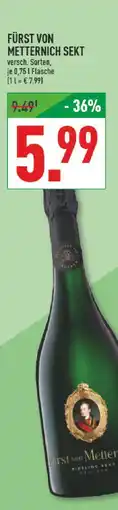 Marktkauf Fürst von metternich sekt Angebot