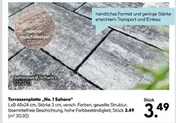 Hellweg Terrassenplatte no. 1 sahara Angebot