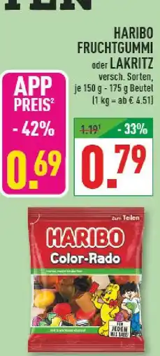 Marktkauf Haribo fruchtgummi Angebot