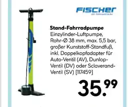 Hellweg Fischer stand-fahrradpumpe Angebot