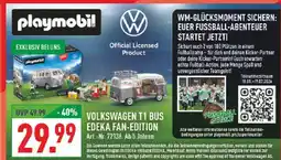Marktkauf Playmobil volkswagen t1 bus edeka fan-edition Angebot