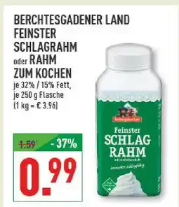 Marktkauf Berchtesgadener land feinster schlagrahm oder rahm zum kochen Angebot