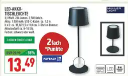 Marktkauf Müller licht led-akku-tischleuchte Angebot