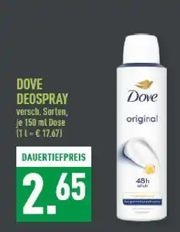 Marktkauf Dove deospray Angebot