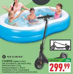 Marktkauf Segway e-scooter ninebot e2 pro d Angebot