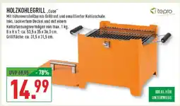Marktkauf Tepro holzkohlegrill cube Angebot