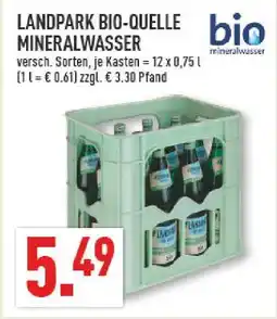 Marktkauf Bio landpark bio-quelle mineralwasser Angebot