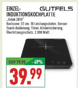 Marktkauf Gutfels einzel-induktionskochplatte induk 2010 Angebot