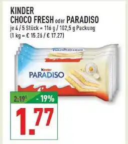 Marktkauf Kinder choco fresh Angebot