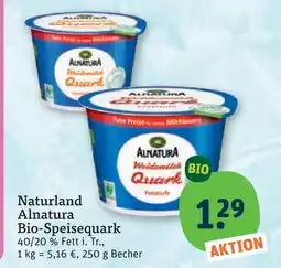 tegut Alnatura bio-speisequark Angebot