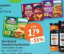 tegut Hochland burger scheiben Angebot