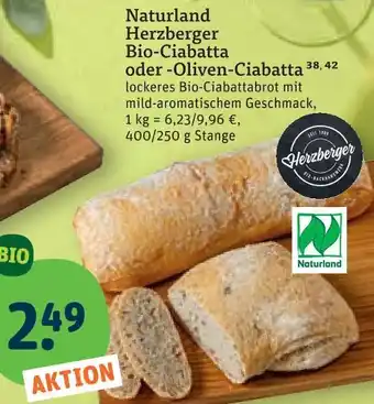 tegut Naturland herzberger bio-ciabatta Angebot