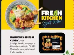 tegut Fresh kitchen hähnchenspieße curry Angebot
