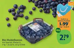 tegut Bio-heidelbeeren Angebot