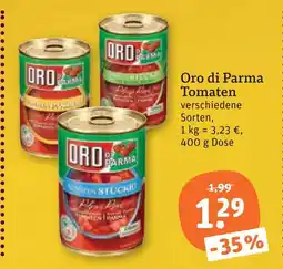 tegut Oro di parma tomaten Angebot