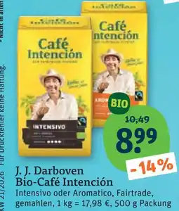 tegut J. j. darboven bio-café intención Angebot